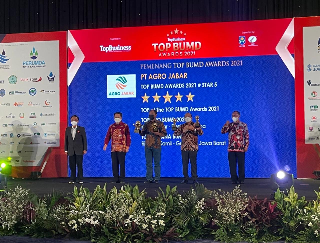 TOP BUMD Awards 2021, Agro Jabar Borong Empat Penghargaan