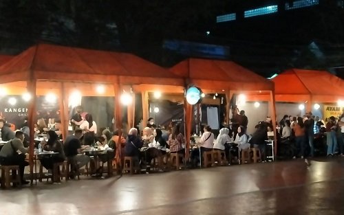 Korean BBQ Versi Pinggir Jalan, Kuliner Malam di Bandung