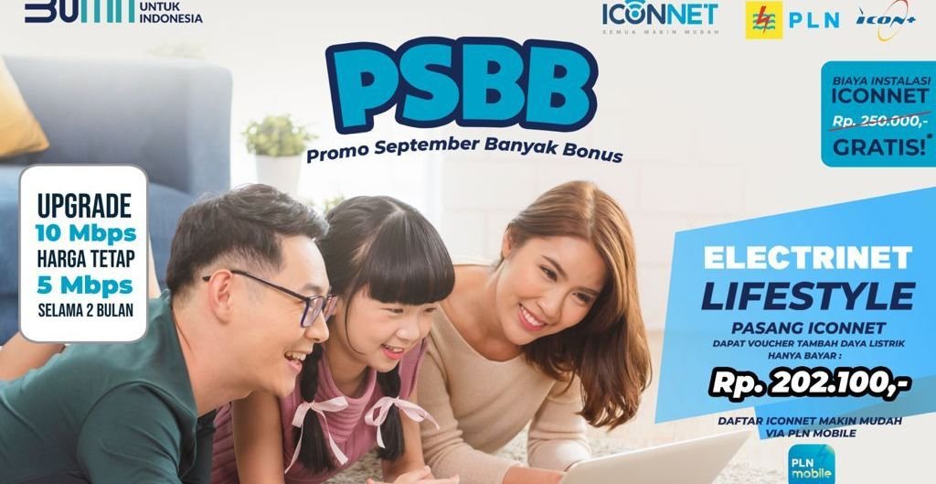 Pasang ICONNET, Nikmati Promo Biaya Tambah Daya Hanya Rp202.100