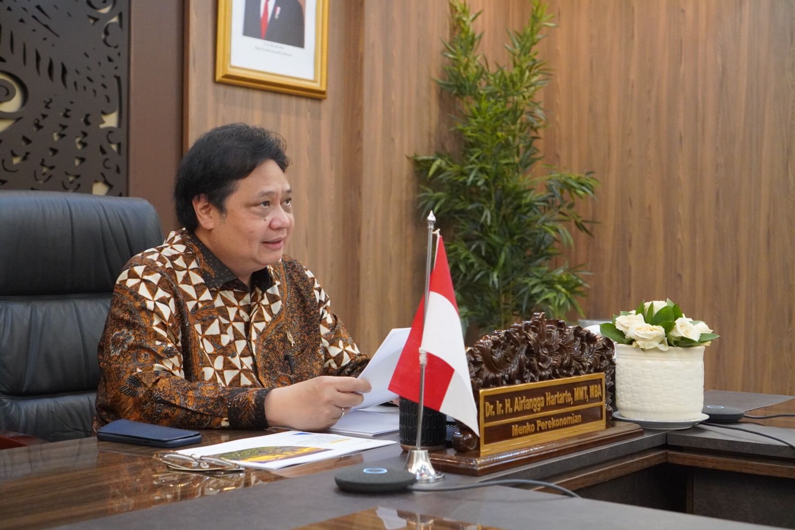 Menko Airlangga Sebut Inflasi Terkendali di Tengah Meningkatnya Demand Sektor Manufaktur