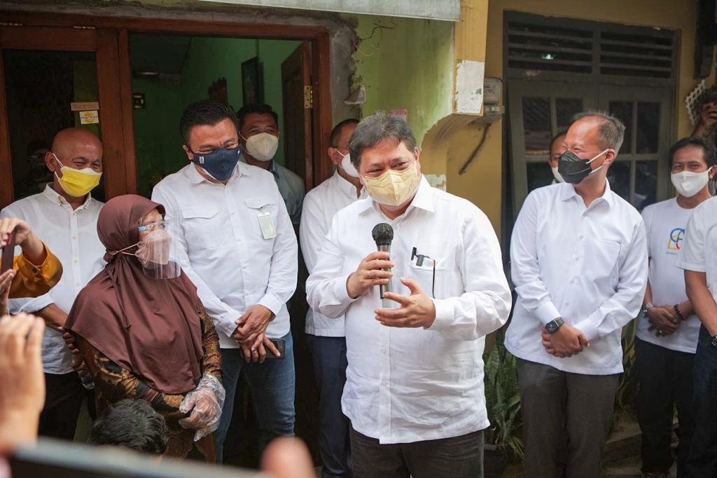 Airlangga: Recovery Indeks Covid-19 Indonesia Naik 60 Level