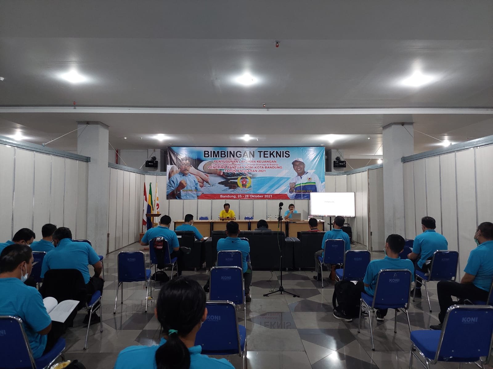 KONI Kota Bandung Gelar Bimtek Penyusunan Laporan Keuangan Dana Hibah