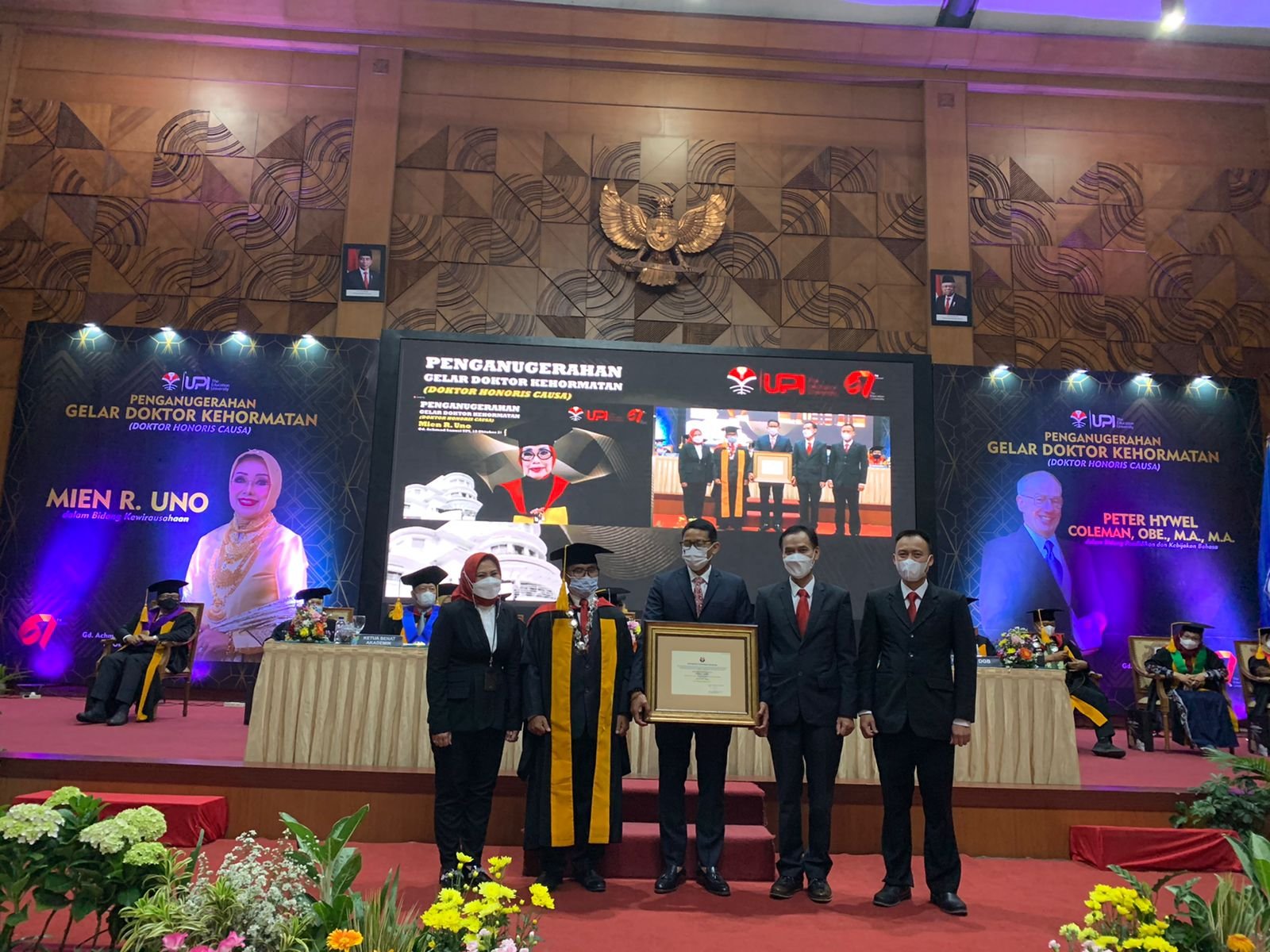UPI Beri Gelar Doktor Honoris Causa ke Mien R. Uno atas Kontribusinya di Bidang Kewirausahaan