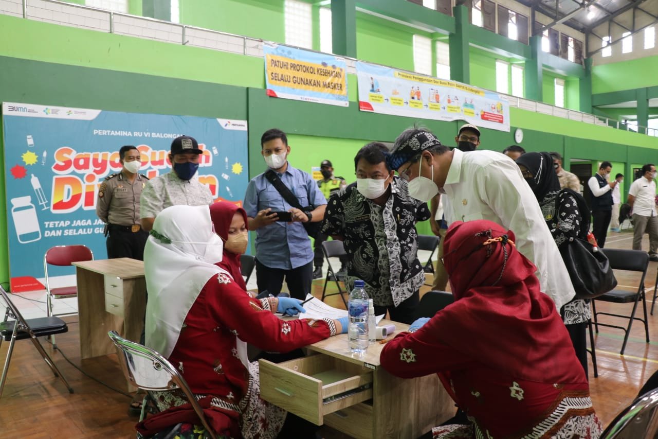 5.000 Dosis Vaksin Kedua Disuntikan ke Warga