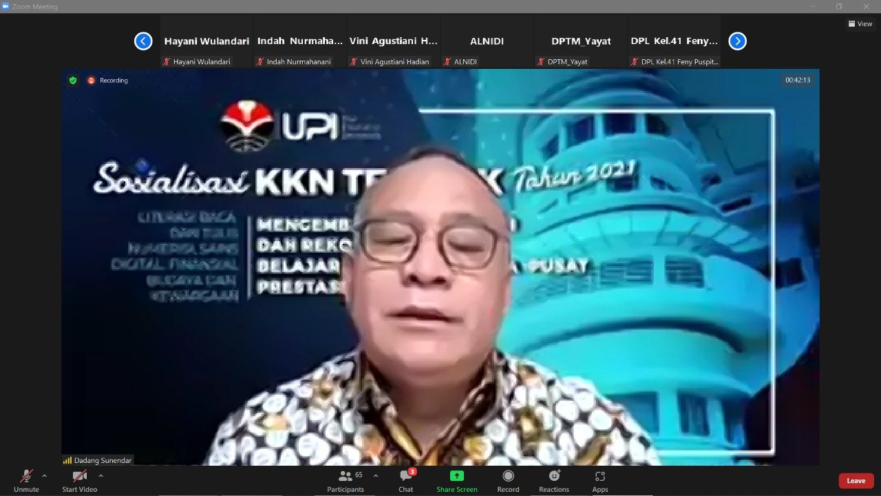 Dukung Merdeka Belajar-Kampus Merdeka, UPI Gelar KKN Tematik