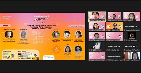 Mataharikecil Summit Sukses Wadahi Diskusi Dampak PJJ Terhadap Pengembangan Karakter