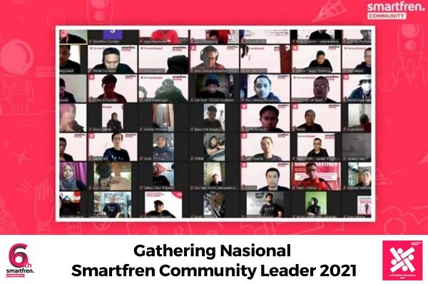 Kopdar Virtual Smartfren Community Nasional Konsolidasikan Program Pemberdayaan UMKM di Masa Pandemi