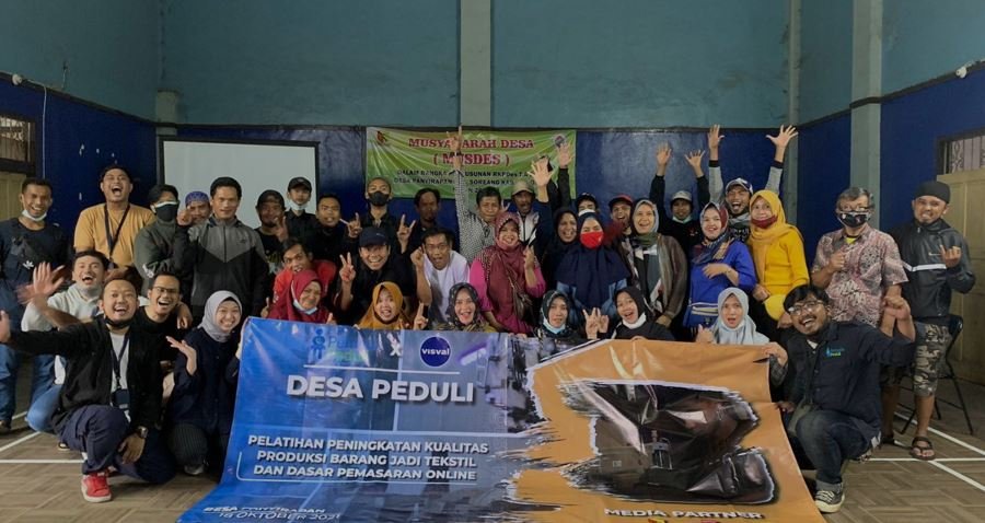Desa Peduli, Kolaborasi Visval dan Pemuda Peduli Bantu UMKM Desa