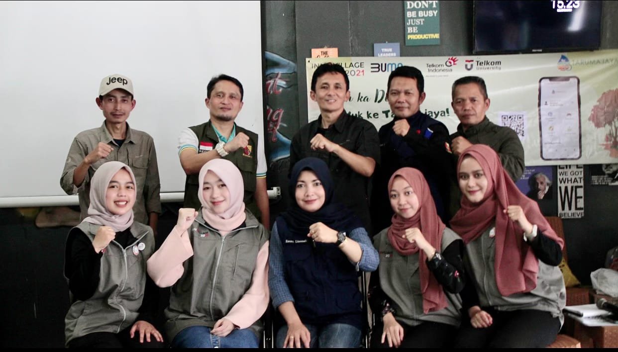 Hadirkan Inovasi Desa, Tim Mulihkadesa IKIP Siliwangi Launching Tarumajaya.id dalam Program Innovillage 2021