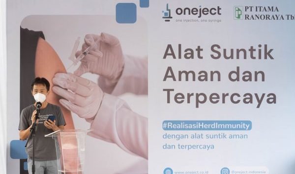 Vaksinasi Covid-19 Kolaborasi Pemkot Bandung dan Oneject, Gunakan Alat Suntik Khusus
