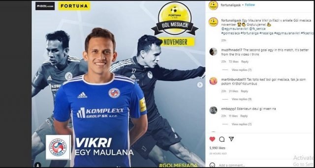 Lihat Aksi Egy Maulana Vikri yang Berbuah Penghargaan Gol Terbaik Liga Slovakia