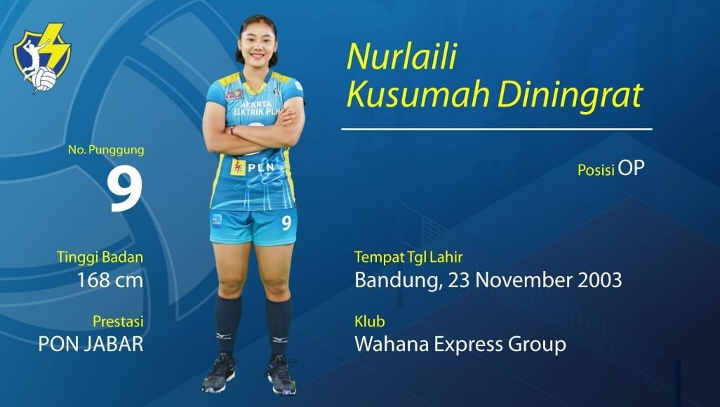 Mengenal Nurlaili, Open Spiker Belia Andalan Jakarta Elektrik PLN