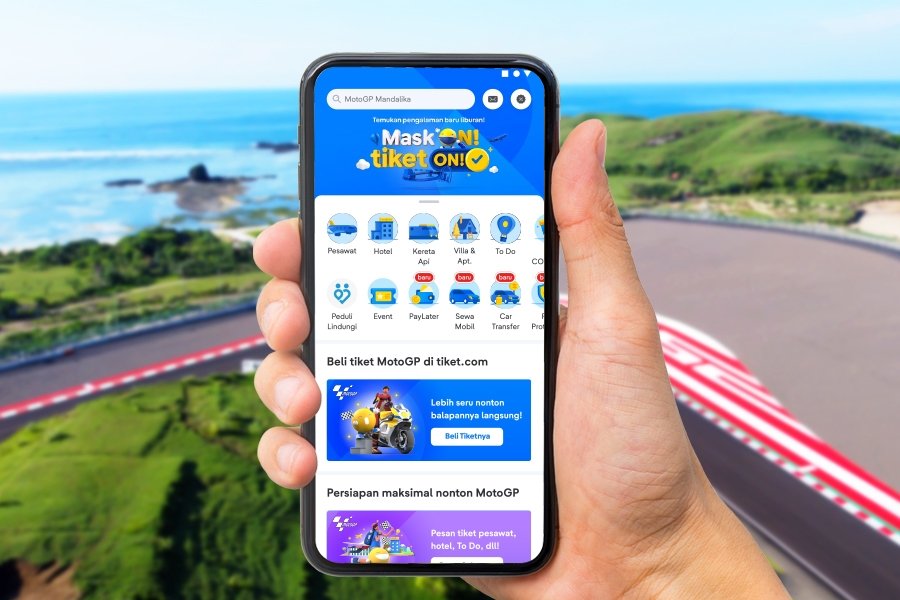 tiket.com Resmi Menjual Tiket MotoGP Indonesia Grand Prix 2022  di Mandalika