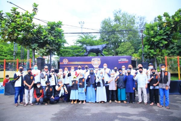 Komunitas RGOG Bagikan Ribuan Sembako untuk Warga Terdampak Erupsi dan Pandemi Covid19