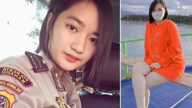 Video Polwan Cantik Viral, Benarkah Briptu Christy? Ini Kata Polda Sulut