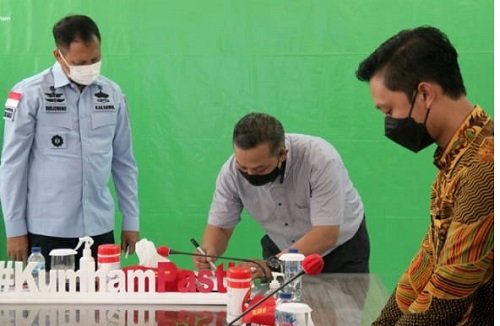 Optimalkan Bantuan Hukum untuk Masyarakat, Kemenkumham Jabar Lakukan Kontrak Kerja dengan OBH