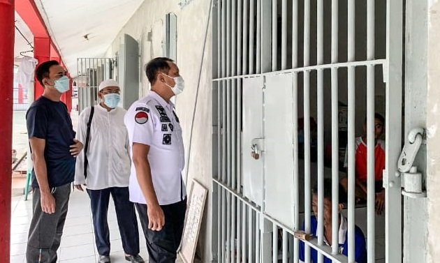 Mitigasi Bencana, Kakanwilkumham Jabar Blusukan Sidak ke Sejumlah Lapas