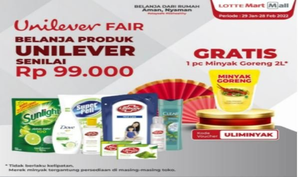 Ada Promo Minyak Goreng Gratis di Lotte Mart Mall, Simak Syaratnya