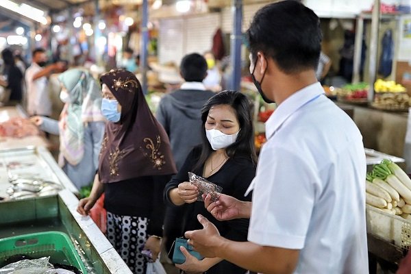 PPKM Level 3, Pasar Sederhana Bandung Perketat Prokes