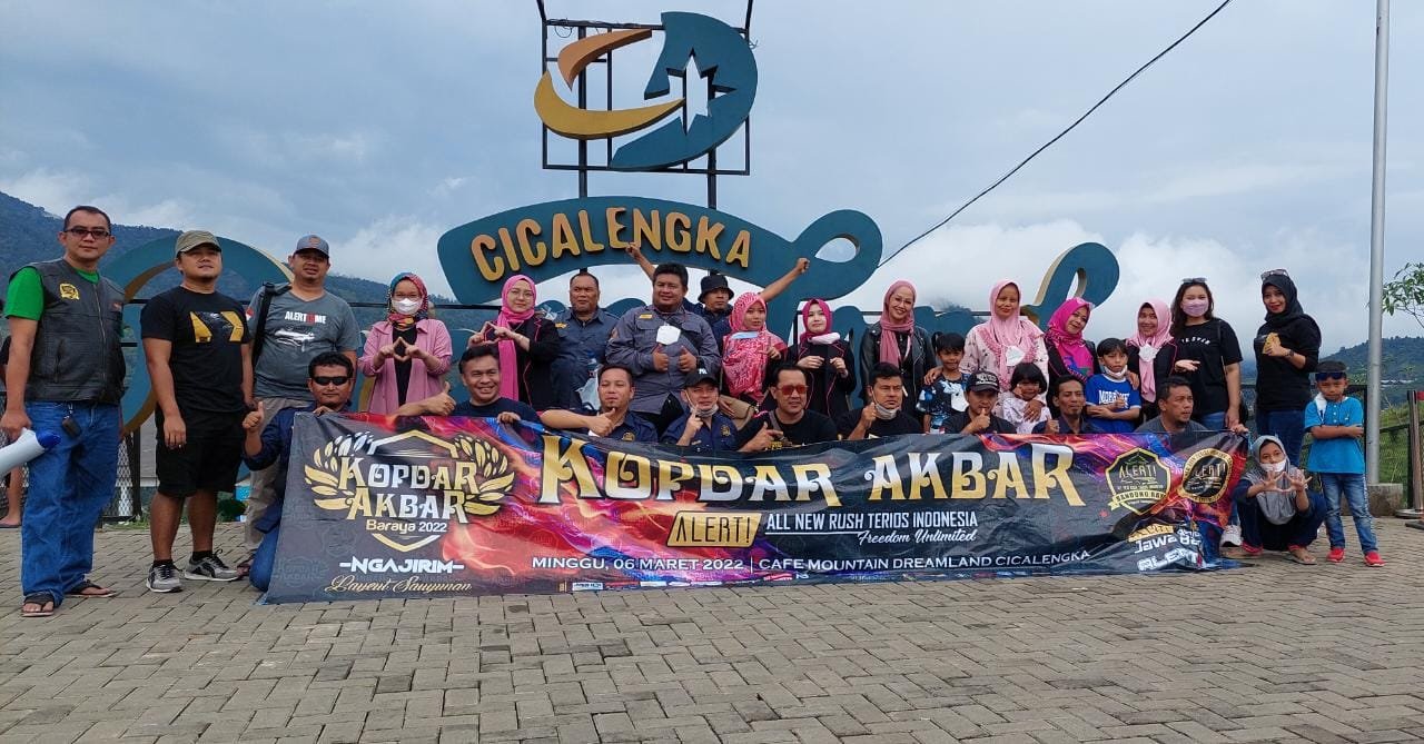Kegiatan Kopdar Akbar ala Komunitas Mobil Alert (All New Rush Terios) Chapter Bandung Raya