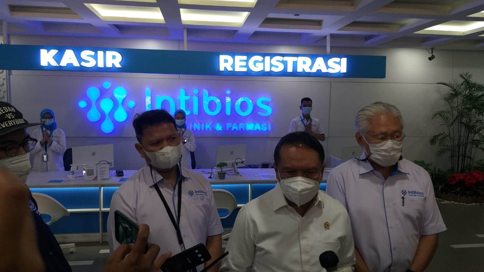 Menpora Zainudin Amali Apresiasi Laboratorium, Klinik dan Farmasi Intibios Bandung