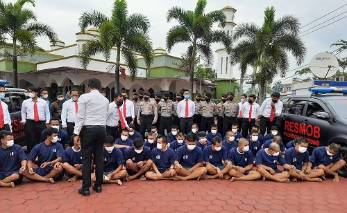 Polresta Bandung Amankan 94 Pelaku Curanmor dan 108 Kendaraan Bermotor