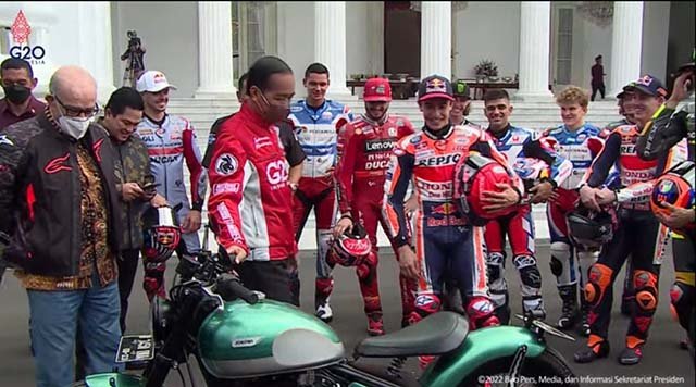 Ternyata Ini Isi Obrolan Jokowi dan Marc Marquez di Istana Kepresidenan
