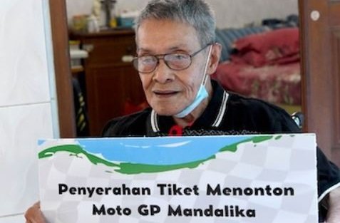 Sang Legenda Balap Tjetjep Heriyana Berangkat ke Mandalika Nonton MotoGP