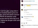 Isi Saldo Rekening Doni Salmanan, Jumlahnya Bikin Kaget