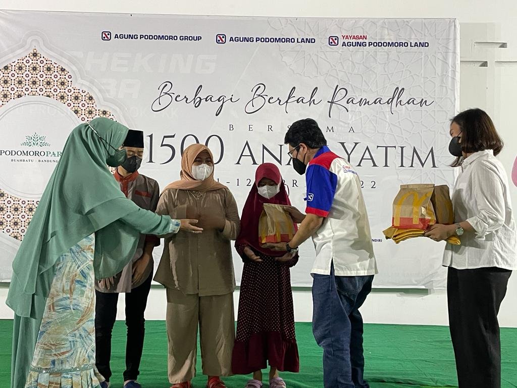 Podomoro Park Beri Kontribusi Program Santunan 1.500 Anak Yatim Yayasan Agung Podomoro Land