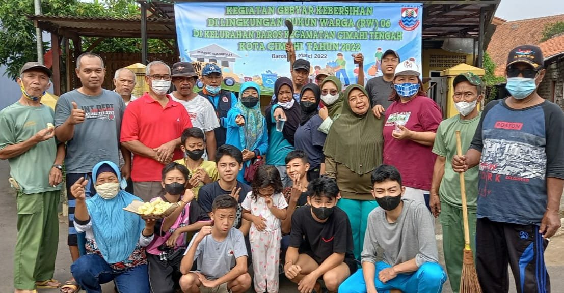 Ciptakan Lingkungan Sehat, Kelurahan Baros Laksanakan Kegiatan Gebyar Kebersihan