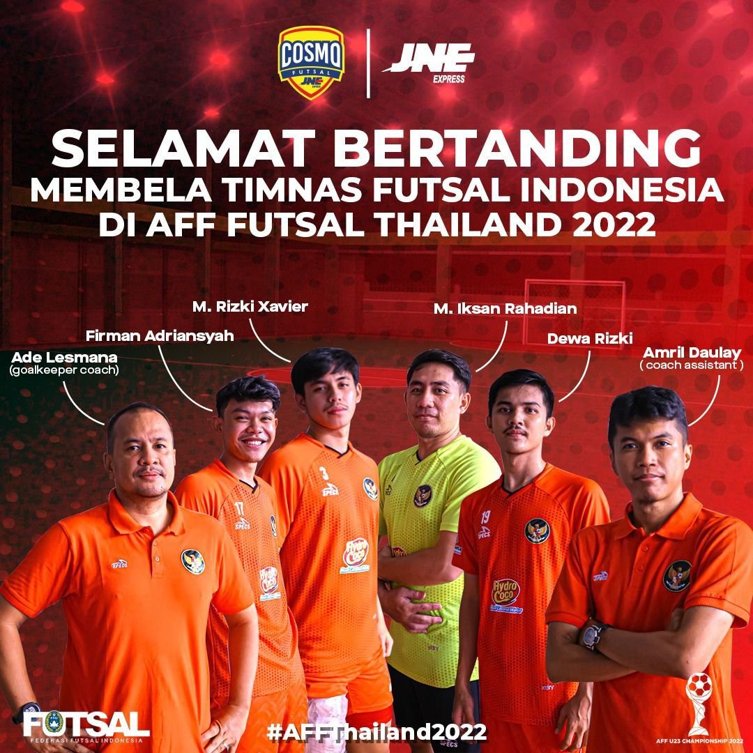 Pemain dan Official COSMO JNE FC Siap Bela Garuda Indonesia di AFF Thailand 2022