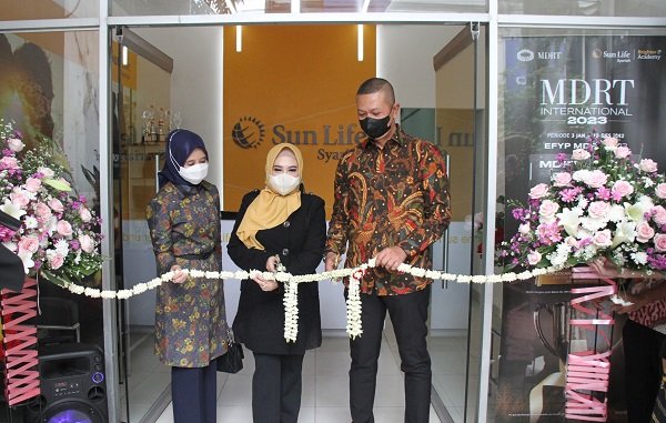 FOTO: Peresmian Kantor Pemasaran Mandiri (KPM) Sun Life Syariah Terbaru di Bandung