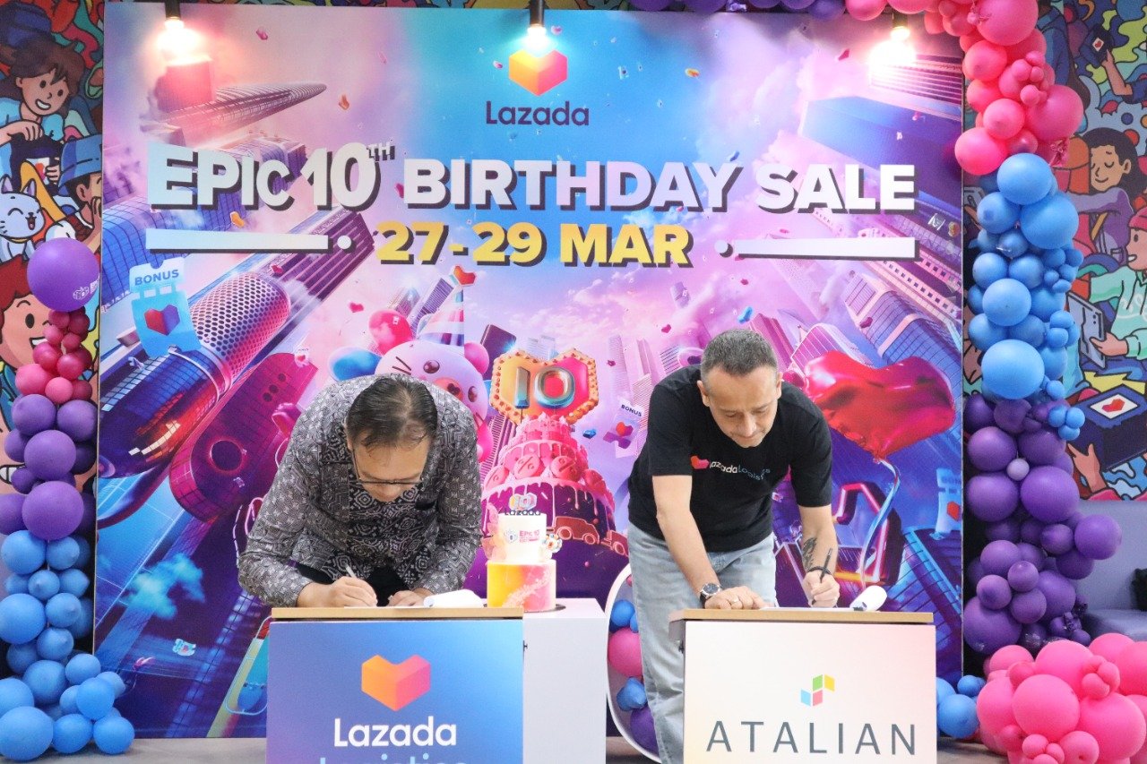 Atalian Indonesia Gandeng Lazada Logistics Perkuat Distribusi