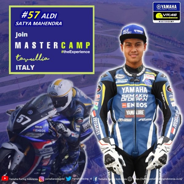Aldi Satya Mahendra Siap Berlatih Bersama Valentino Rossi