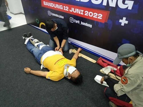 YRFI Bandung Gelar Workshop Pertolongan Pertama Gawat Darurat (PPGD)