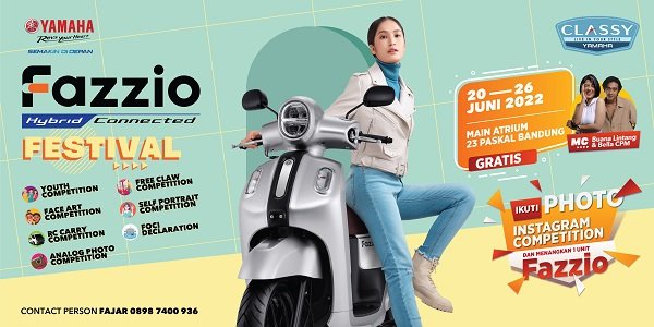 Kesempatan Terakhir Bawa Pulang Motor Yamaha Fazzio – Hybrid Connected di Fazzio Festival 2022