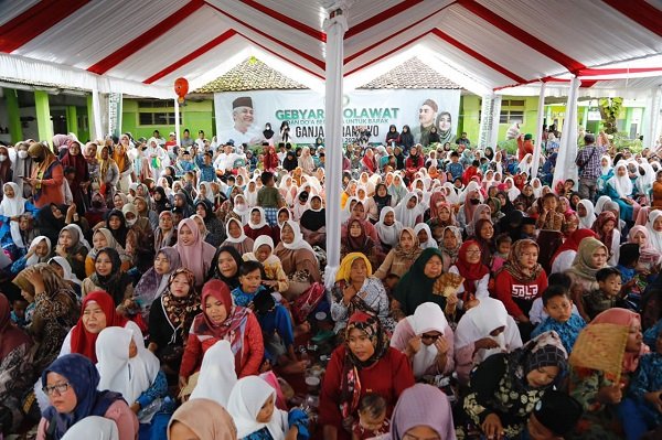 Ribuan Santri di Indramayu Dukung Ganjar Jadi Presiden 2024