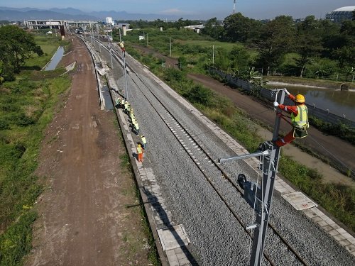 Sistem Keamanan Kereta Cepat Jakarta-Bandung Mulai Dipasang Bertahap
