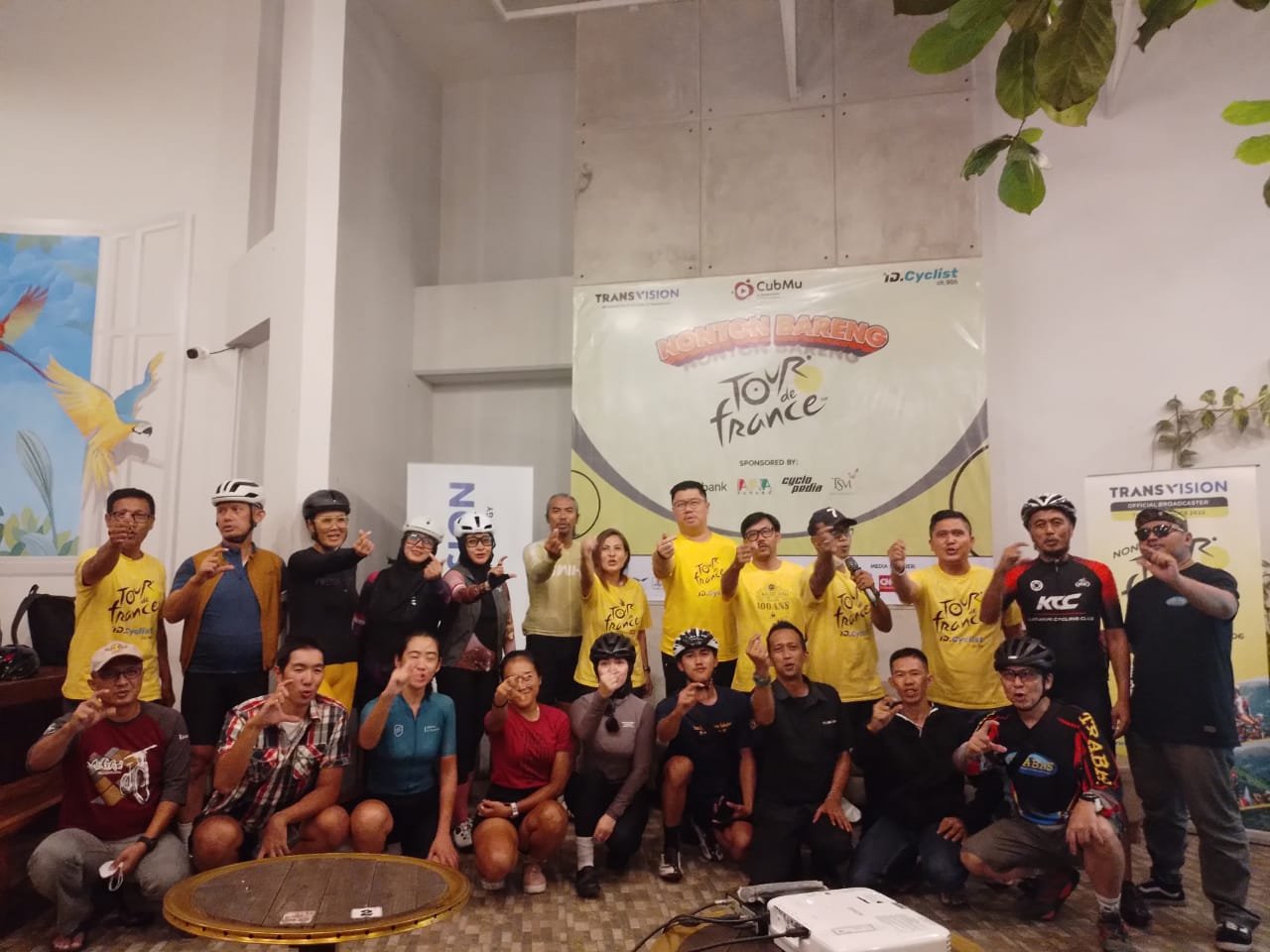 Transvision Gelar Nobar Tour de France Terakhir di Bandung