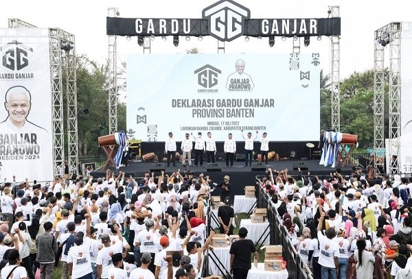 Ribuan Masyarakat di Banten Dukung Ganjar Presiden 2024