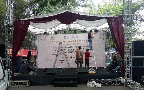 Silaturahmi Kelurahan Tamansari Bandung dengan Gelaran Tabligh Akbar