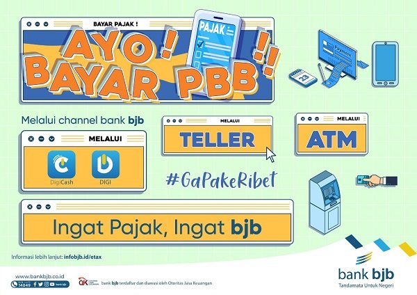 Ternyata Bayar PBB Sangat Mudah, Cukup Lewat Handphone, Tak Perlu Antre
