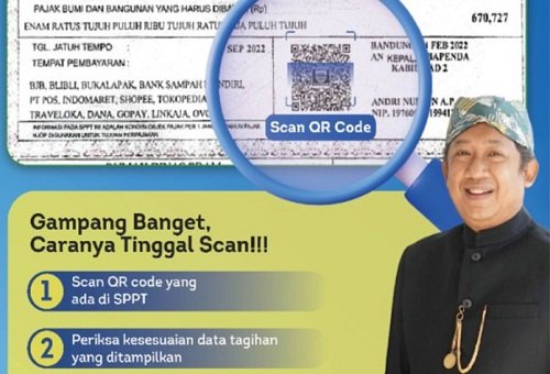 VIDEO: Cara Bayar PBB di Kota Bandung, Lebih Cepat Scan QRIS