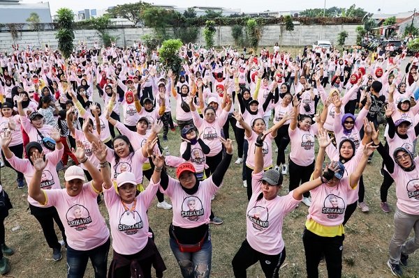Semangat Sehat Bersama Srikandi Ganjar di Bekasi