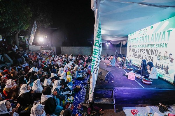 Gebyar Sholawat dan Doa untuk Ganjar Menggema di Bandung