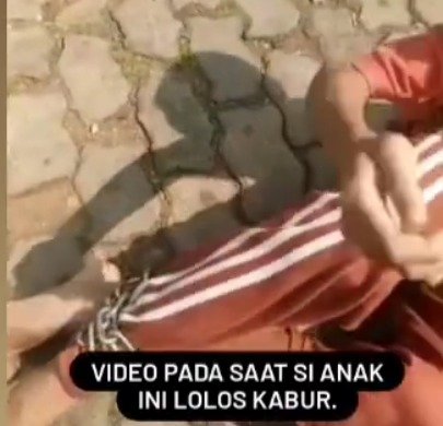 Viral Bocah di Bekasi Jalan Ngesot Kabur dari Rumah, Kaki Dirantai