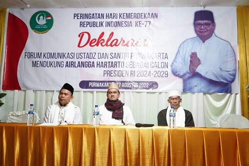 Dukung Airlangga Capres, Kiai Aos: Banyak Kerja, tak Suka Pencitraan