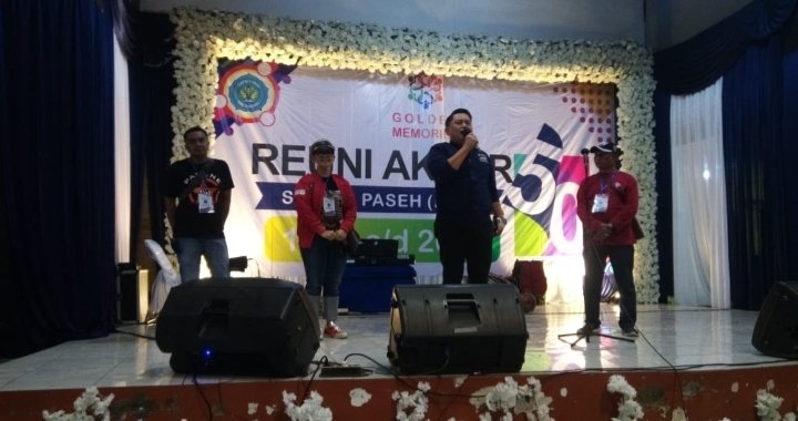 50 Angkatan Alumni SMPN 1 Paseh/Ibun Penuhi Gedung KONI