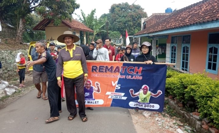 Roy Walet dan Josh Dodo Bersaing Ketat pada Rematch Balap Lumpat  di Lintung